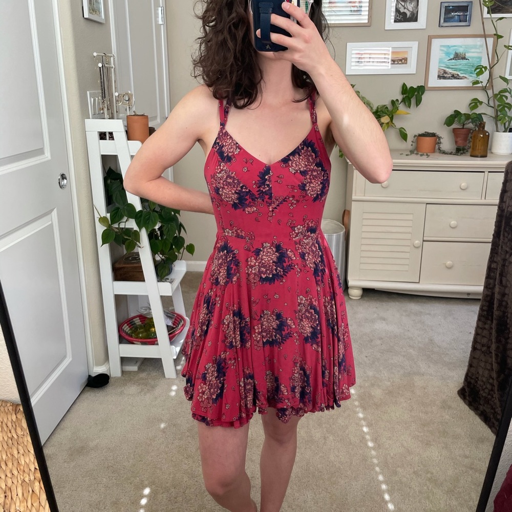 Urban Outfitters Pink Backless Dress